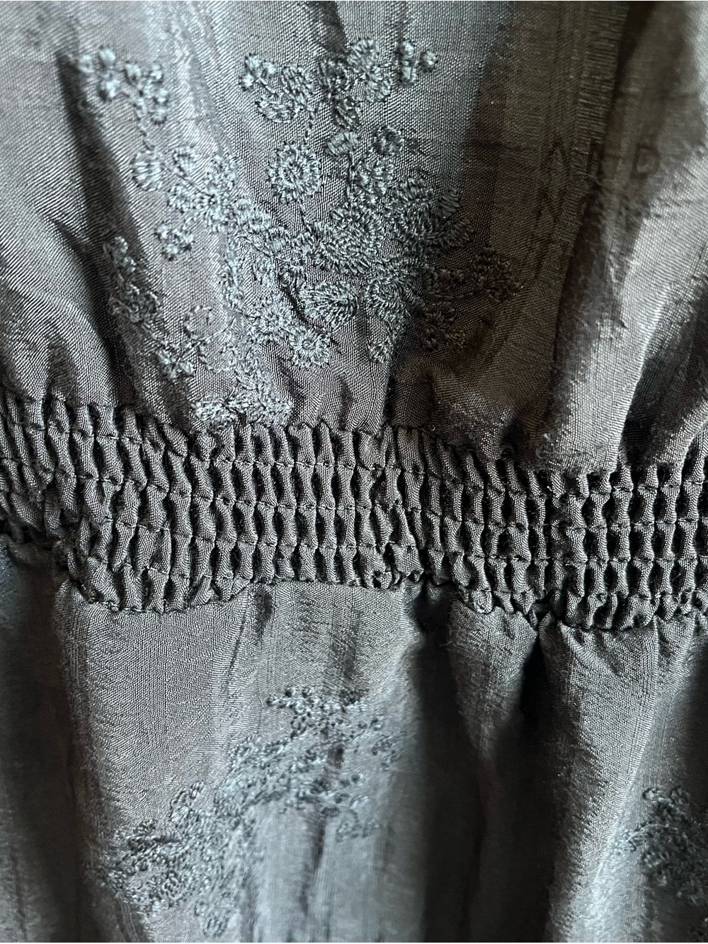 Embroidered Eyelet Black Tiered Mini Dress Stagecoach Festival Boots - Picture 8 of 12